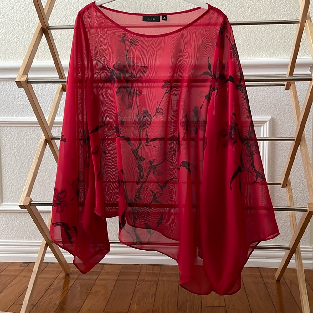Red blouse